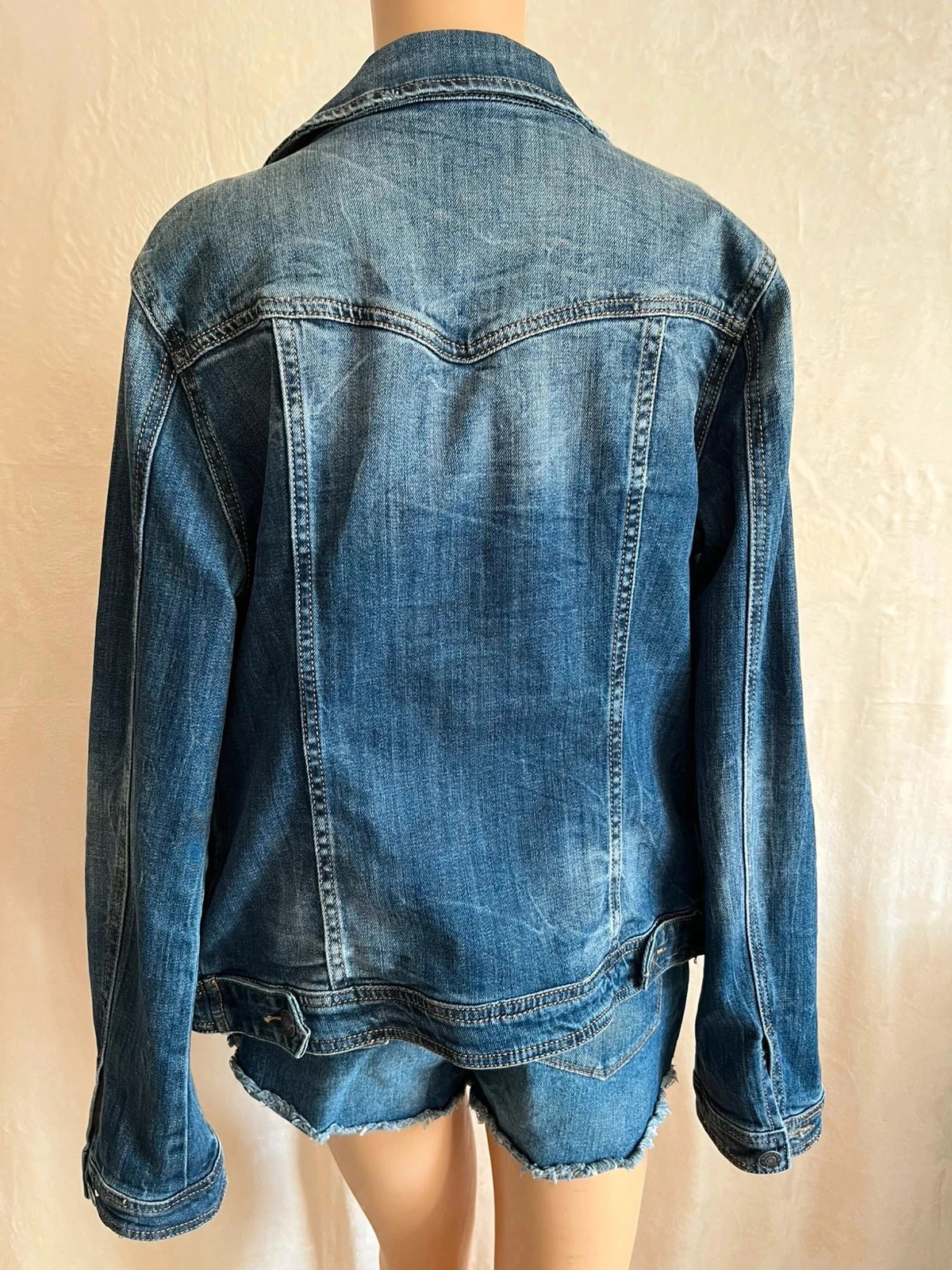 Chaqueta de mezclilla mujer oversize súper de moda 💙 – photo 3